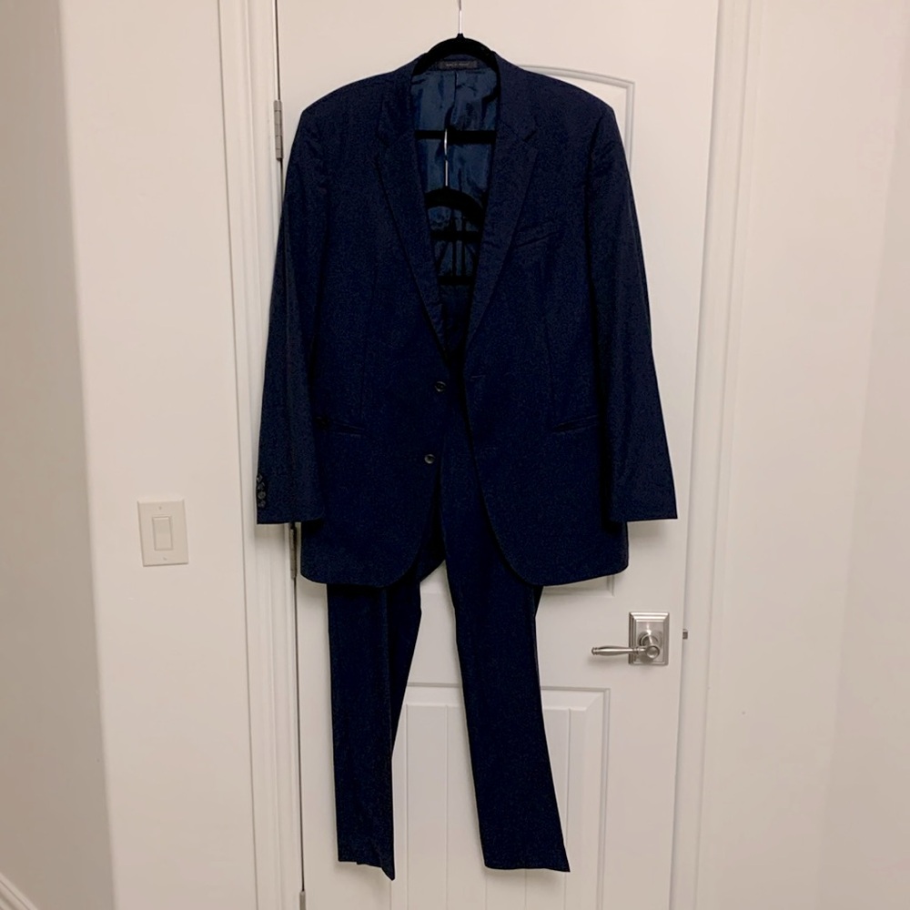 Hugo Boss Reda super 110's pure wool pinstripe suit blazer